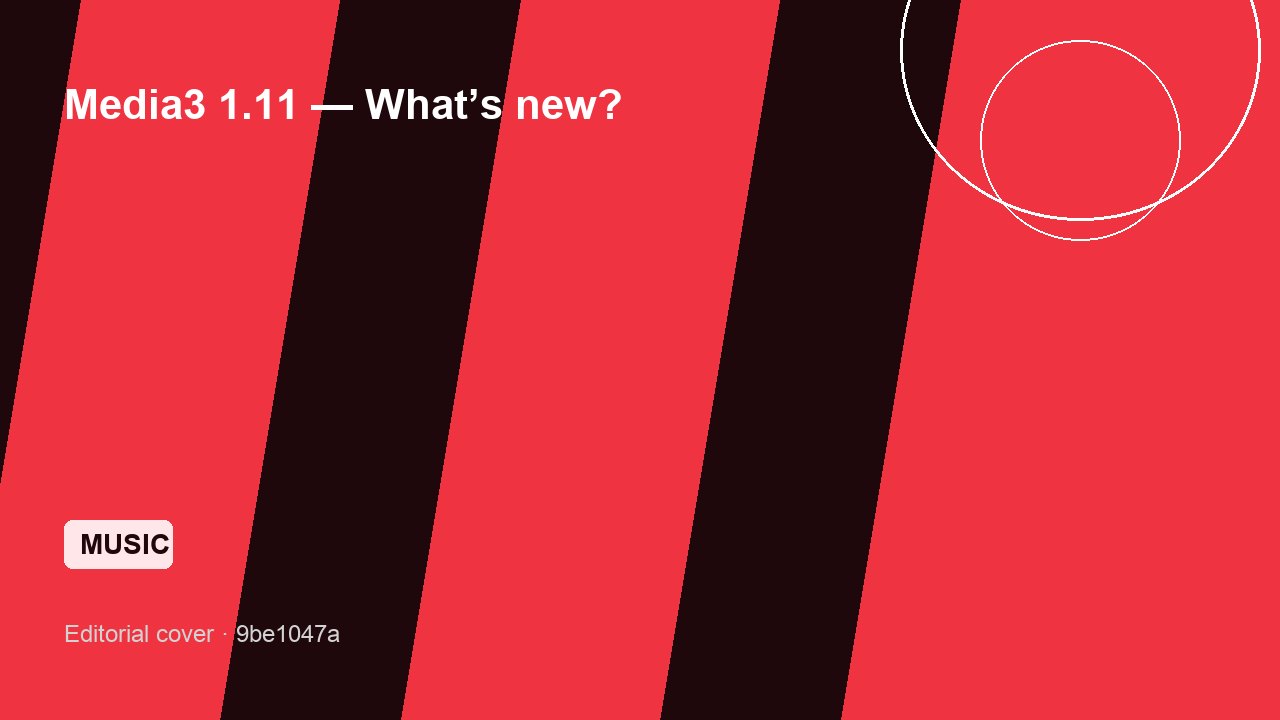 Media3 1.11 — What’s new?